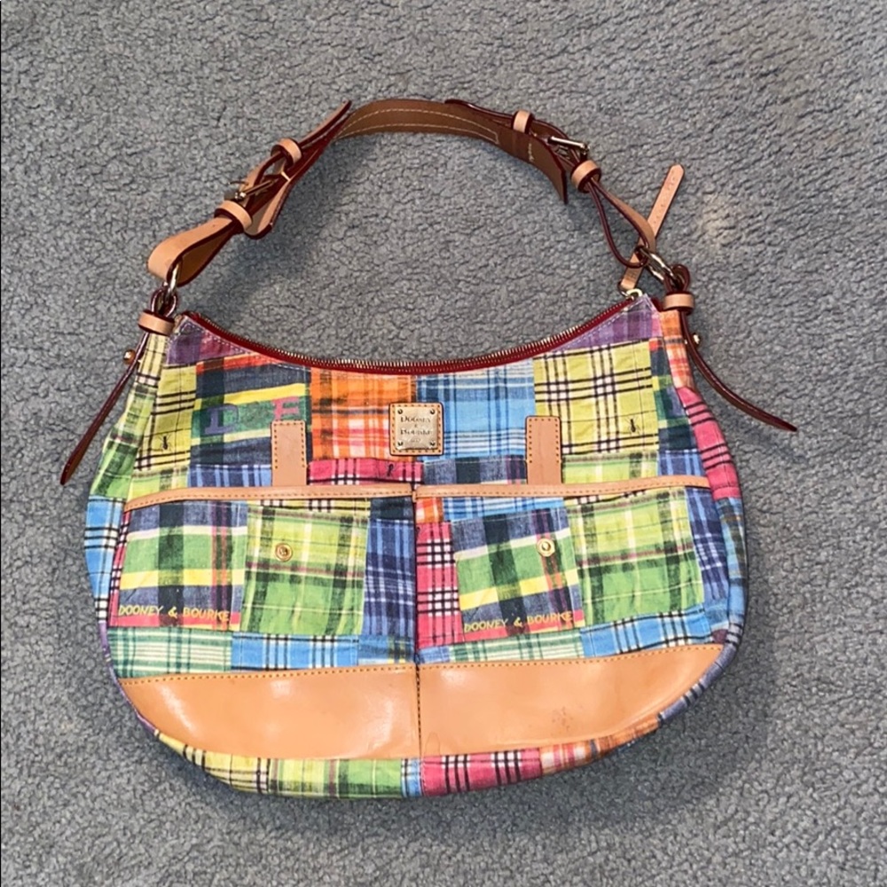 Dooney and burke plaid purse